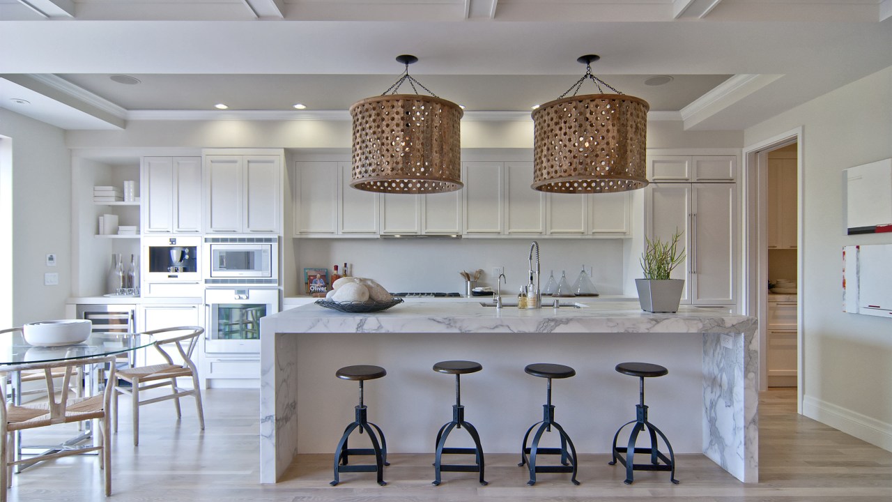 This kitchen was designed by Scott Martin of ceiling, countertop, cuisine classique, dining room, home, interior design, kitchen, room, gray