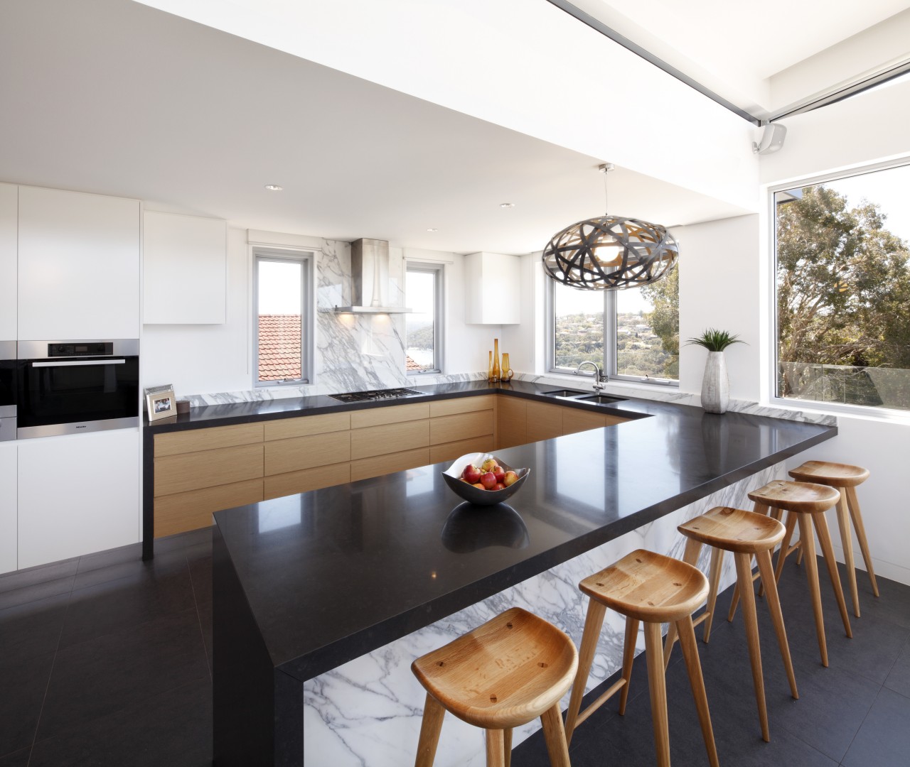 Seen here is a kitchen designed by Wonderful architecture, countertop, cuisine classique, interior design, kitchen, real estate, table, white