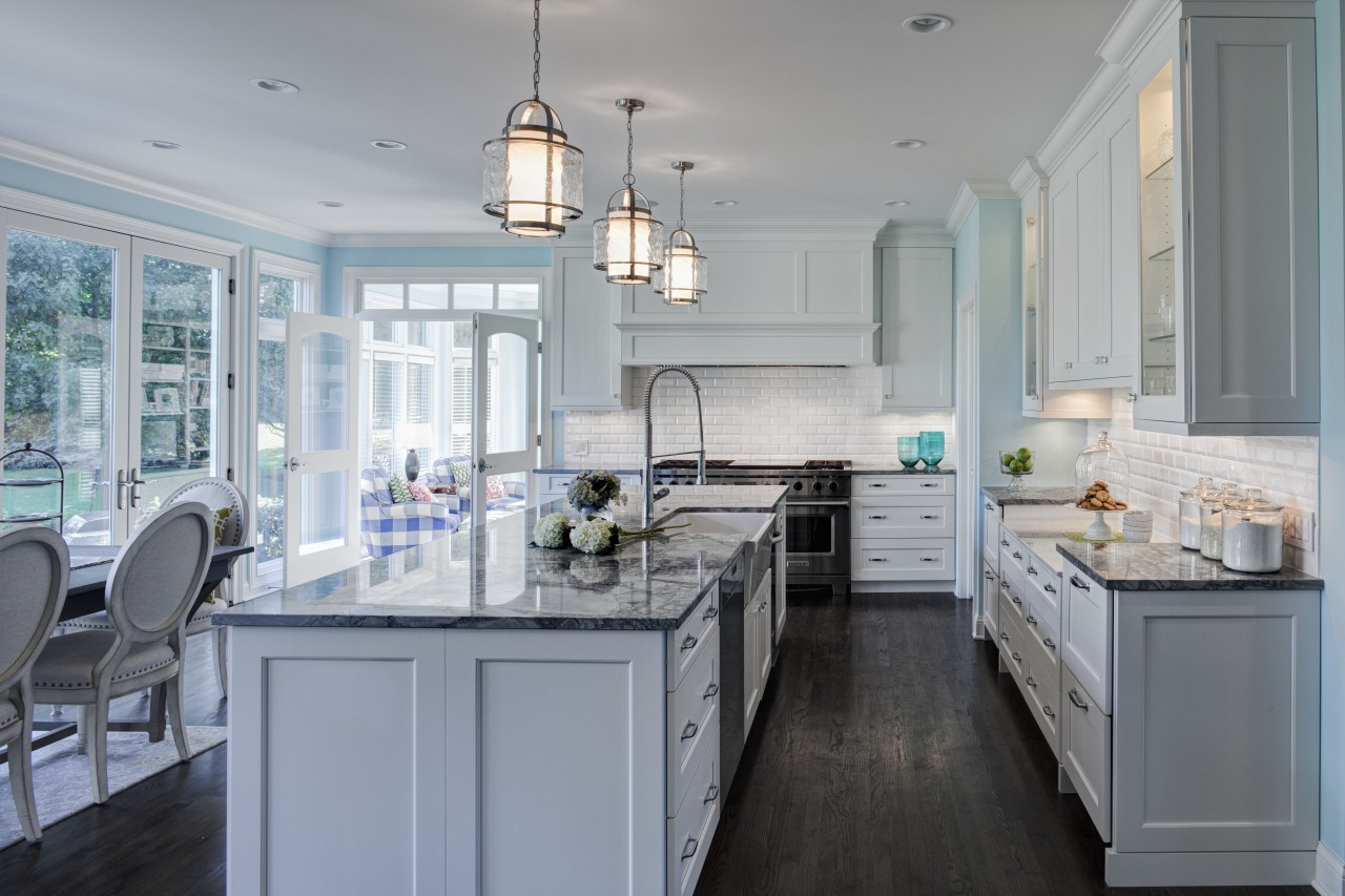 Designer Janice Teague CKD, CBD of Drury Design countertop, cuisine classique, home, interior design, kitchen, room, gray