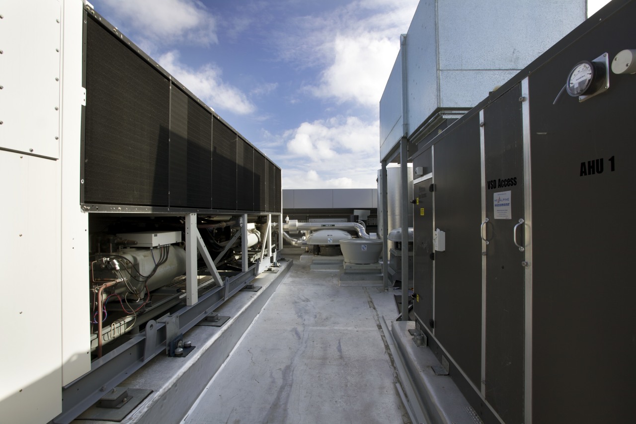 GHD benefits from HVAC by McAlpine Hussmann and black, gray