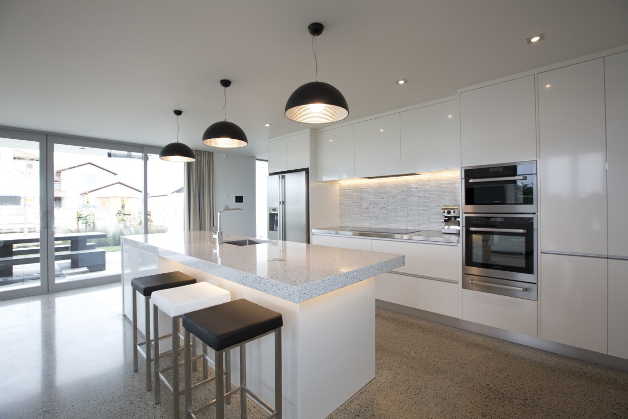 Real-life settings  Life at Home show street architecture, countertop, cuisine classique, interior design, kitchen, real estate, gray