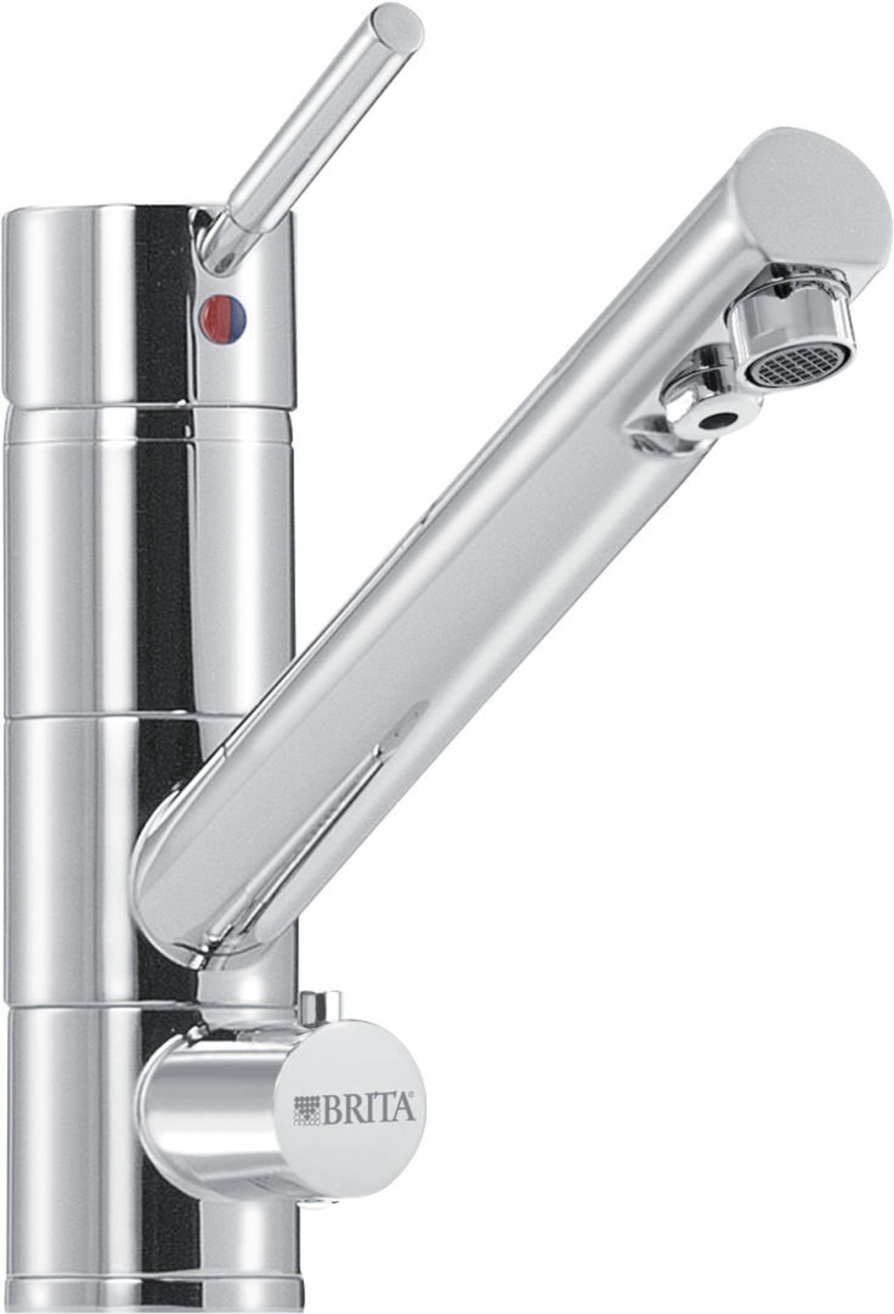 The Brita 3-way water filter dispenser replaces a hardware, product, product design, tap, white