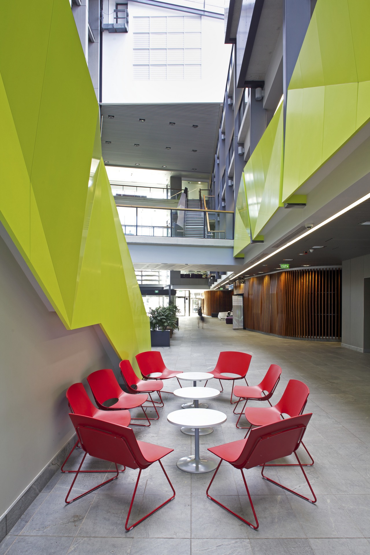 Jasmax remodels University of Auckland Grafton campus architecture, ceiling, daylighting, floor, furniture, house, interior design, loft, office, product design, table, gray