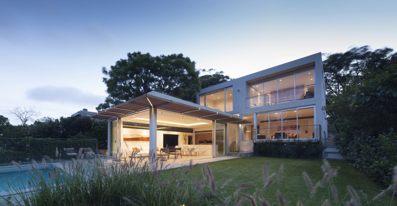 New house by Joseph Alliker of RAAA architecture, cottage, elevation, estate, facade, farmhouse, home, house, landscape, property, real estate, residential area, roof, siding, villa, black