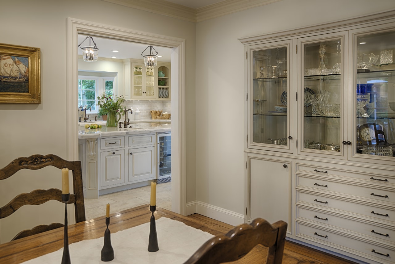 Kitchen by Lisa Steinbach Schecter cabinetry, furniture, home, interior design, room, window, gray, brown