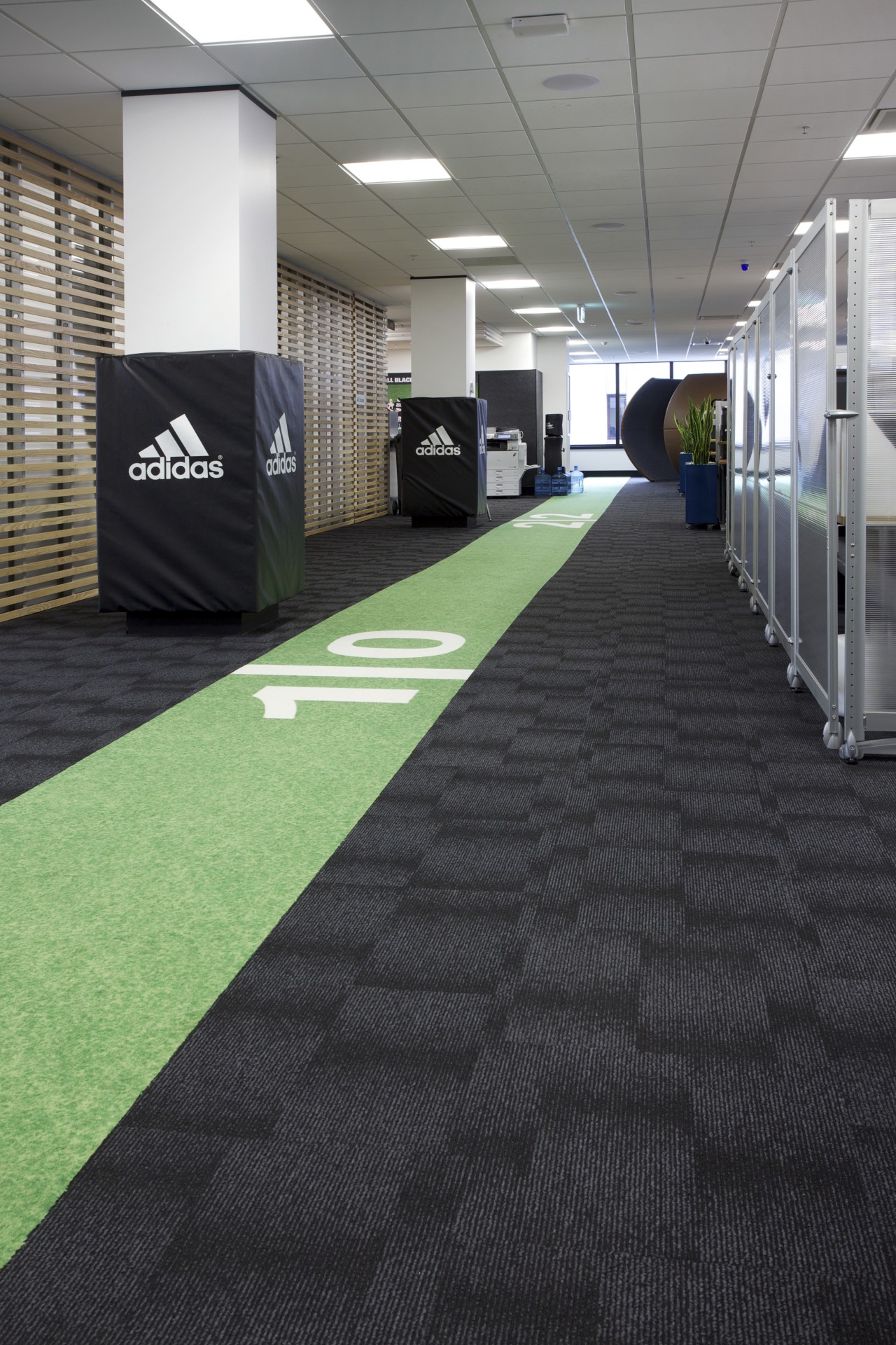 All Black Coverage  custom floor for NZRU carpet, floor, flooring, grass, green, black, gray