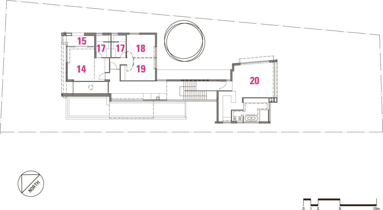 Modernist suburban new home area, design, diagram, drawing, floor plan, font, line, plan, product, product design, square, text, white