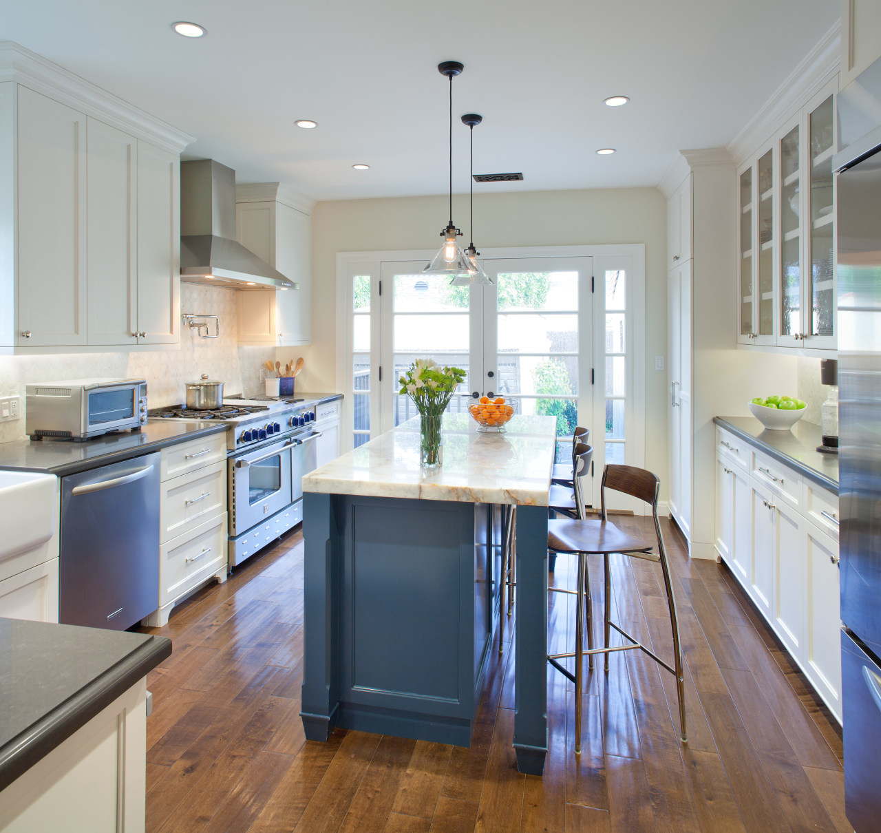 Traditional kitchen remodel cabinetry, countertop, cuisine classique, floor, flooring, hardwood, home, interior design, kitchen, laminate flooring, real estate, room, window, wood flooring, gray