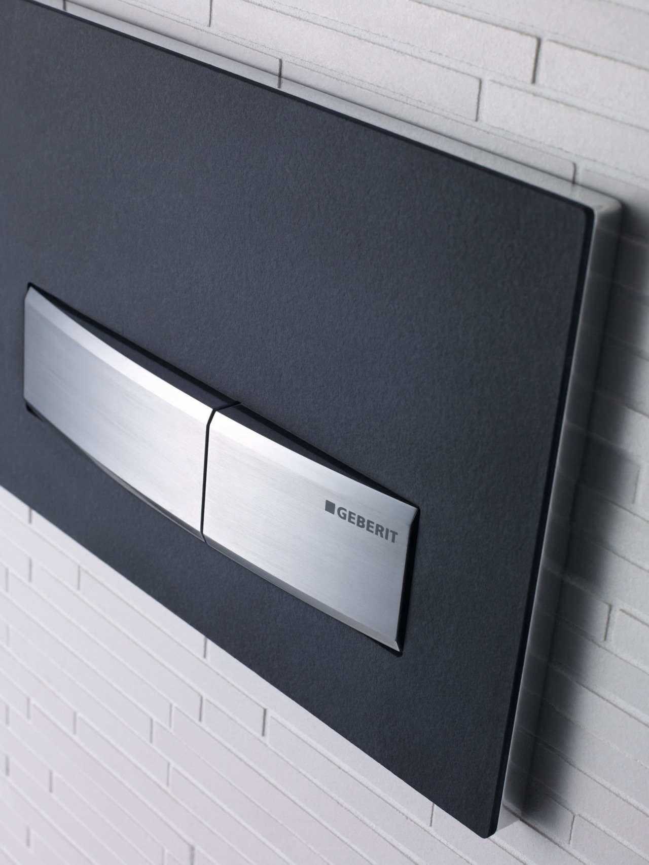 Flush plate for Geberit hidden toilet cistern automotive exterior, product, product design, black, white