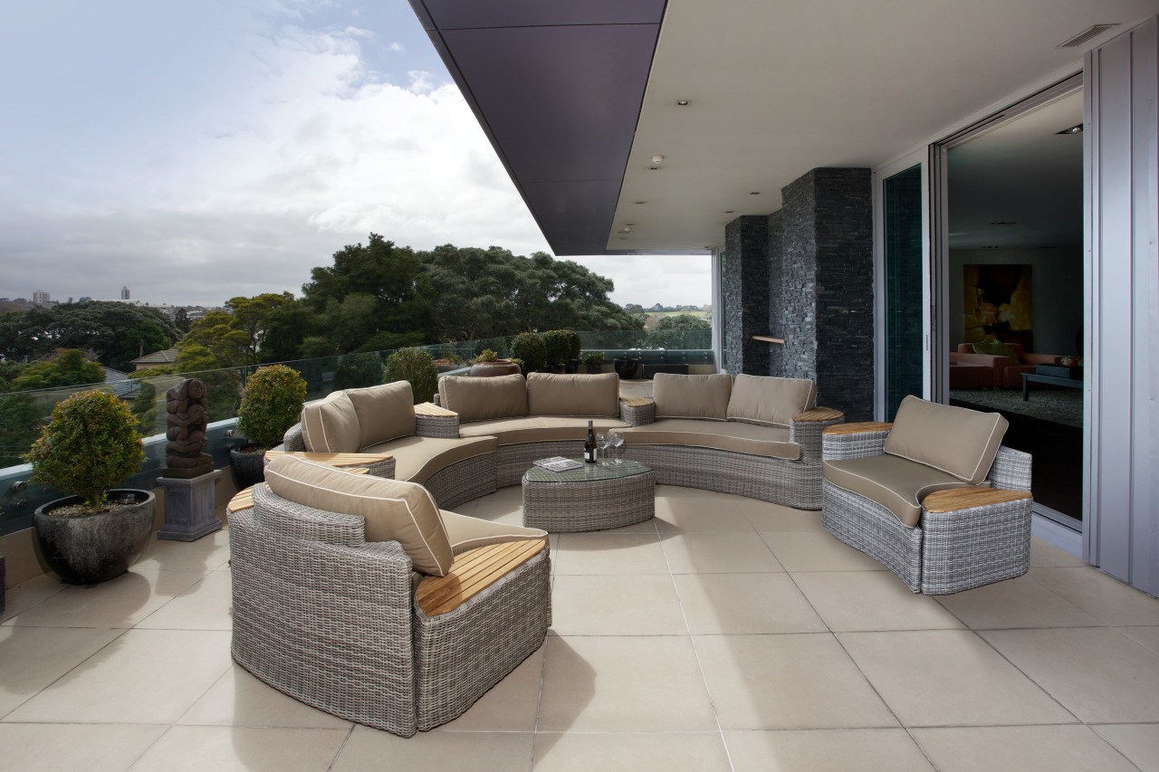 The Bermuda Suite of outdoor furniture from Top estate, furniture, interior design, living room, patio, property, real estate, gray