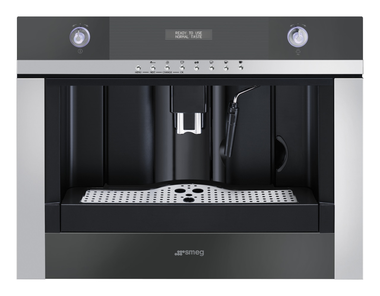 The Linear Collection  built-in coffee machine included coffeemaker, espresso machine, home appliance, kitchen appliance, product, product design, small appliance, black