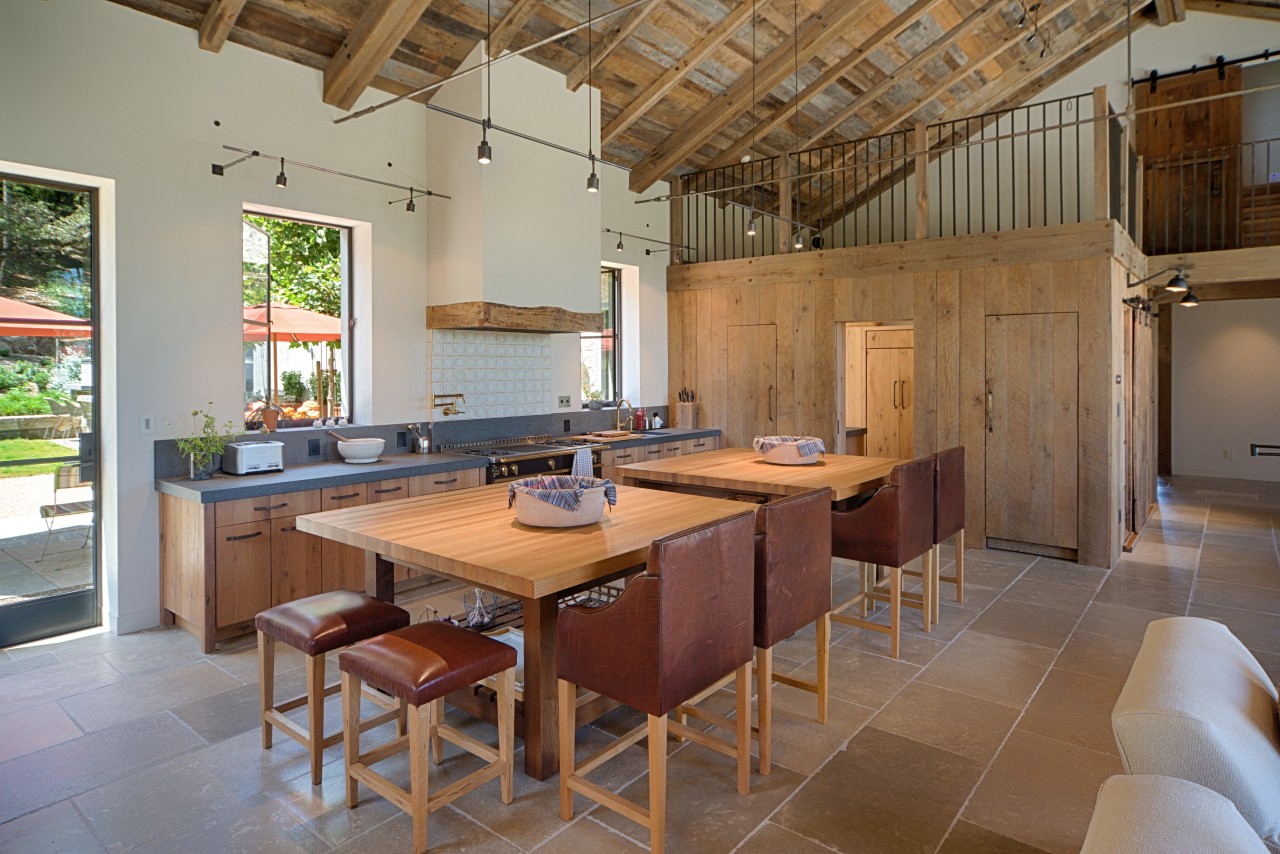 The kitchen is characterised by two 150 x interior design, kitchen, real estate, brown, gray