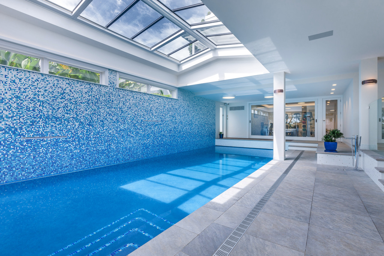 Auckland Inground pools works with a variety of apartment, architecture, ceiling, condominium, daylighting, estate, interior design, leisure, leisure centre, property, real estate, swimming pool, gray