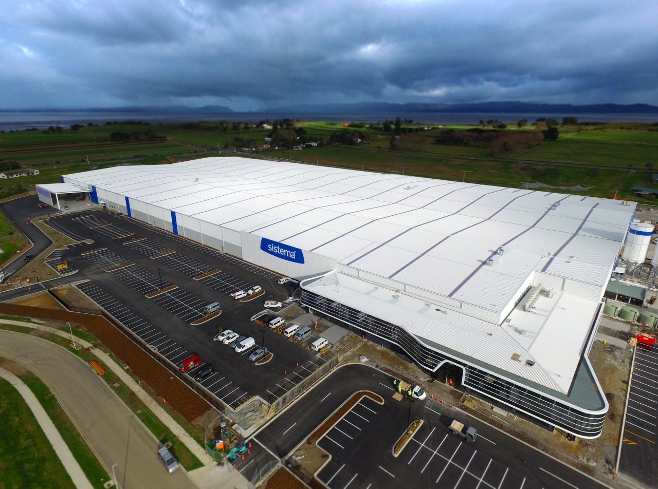 Putting a lid on the giant Sistema box aerial photography, airport, airport terminal, bird's eye view, corporate headquarters, daylighting, energy, real estate, roof, structure