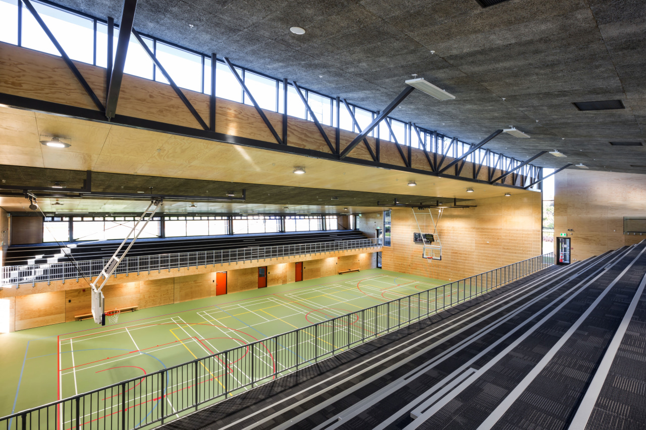 Popular for walls, ceilings and fences, Woodtex acoustic architecture, leisure centre, metro station, metropolitan area, public transport, rapid transit, sport venue, structure, track, train station, black