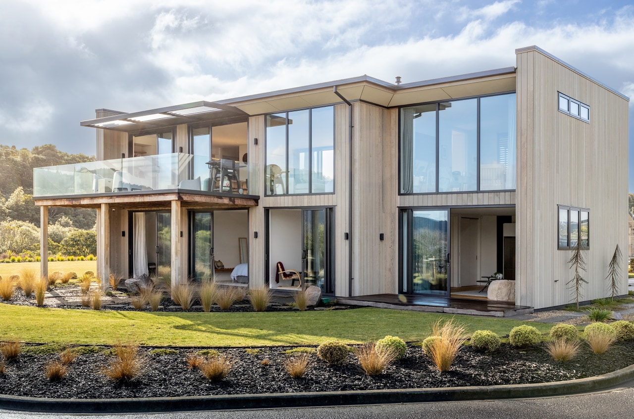 The home is designed to maximise the views 