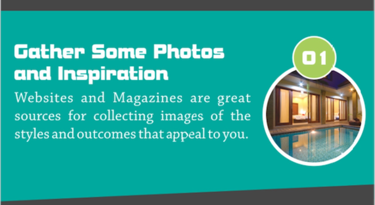 Step 1 - area | font | line area, font, line, presentation, product, text, teal