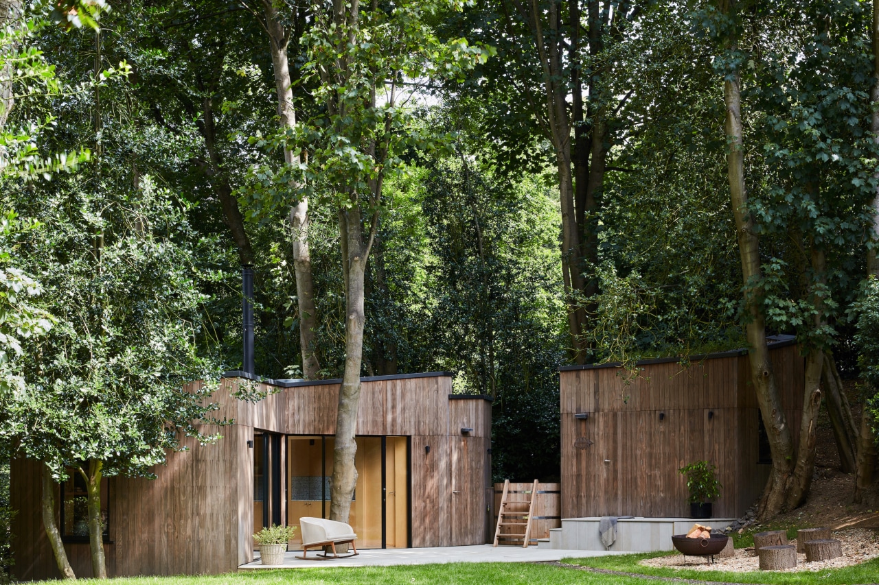 Nestled in a secluded garden, the garden house 