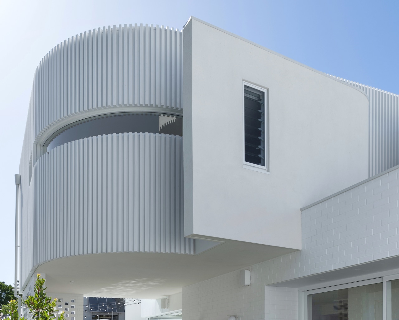 The sheltered, two-storey rear addition. - An intuitive 