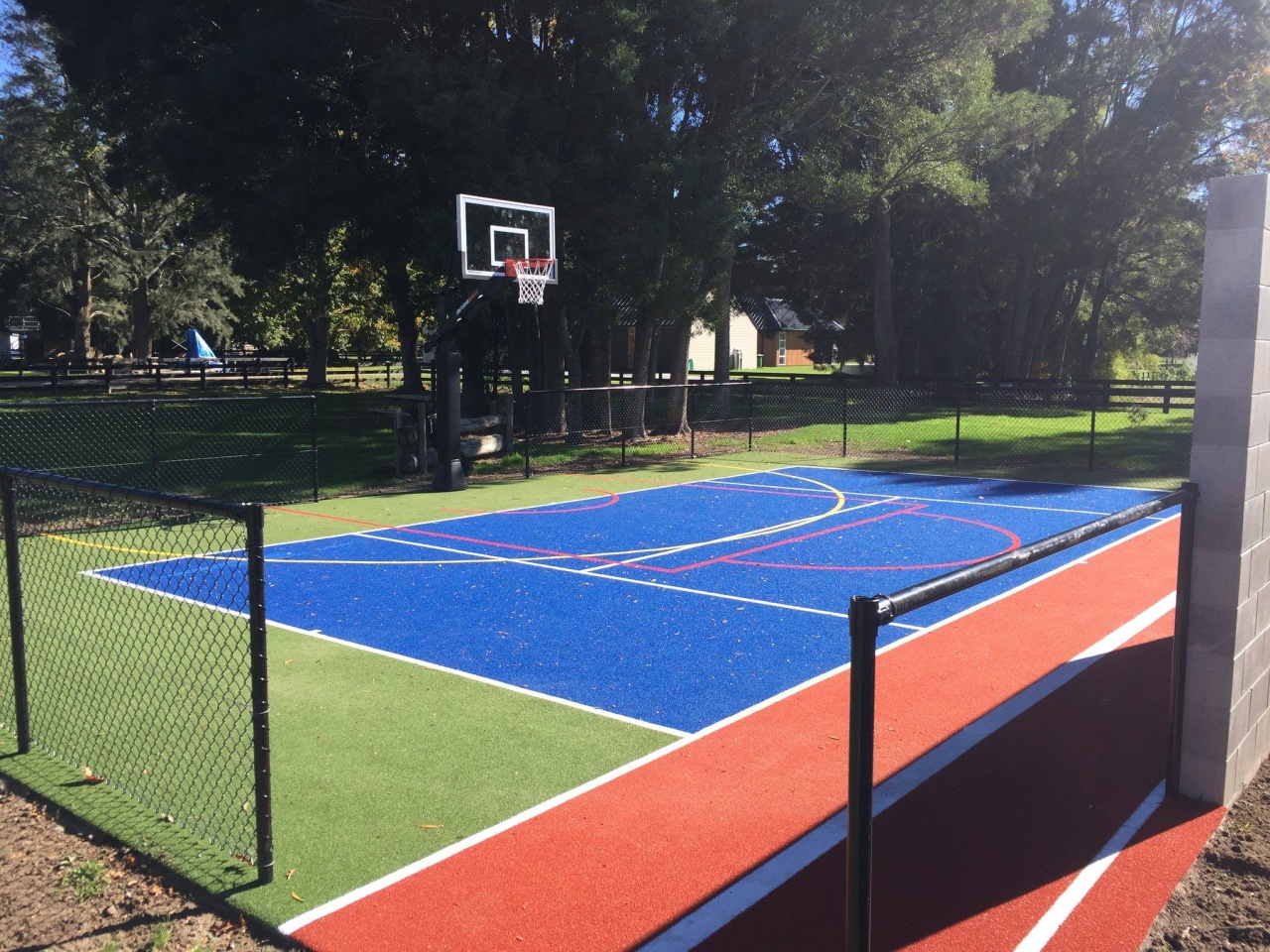 With TigerTurf’s multi-sport surfaces, your tennis court can ball game, grass, net, play, sport venue, sports, tennis court, black