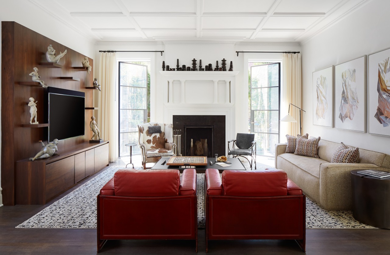 The formal living room. - Gracious past dovetails 