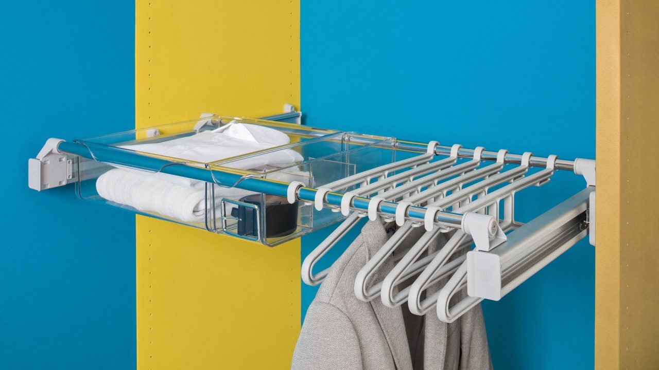 Ambos' wardrobe system will help you make the product, teal