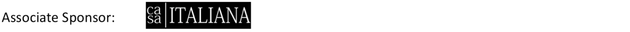 Associate sponsor Casa Italiana -  