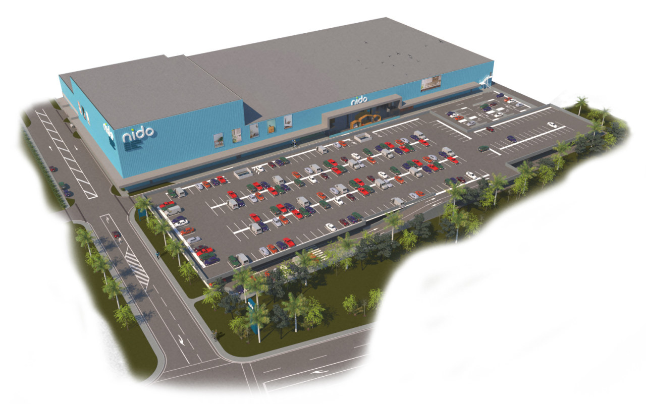 At 27,000 square metres this will be largest computer component, white, gray