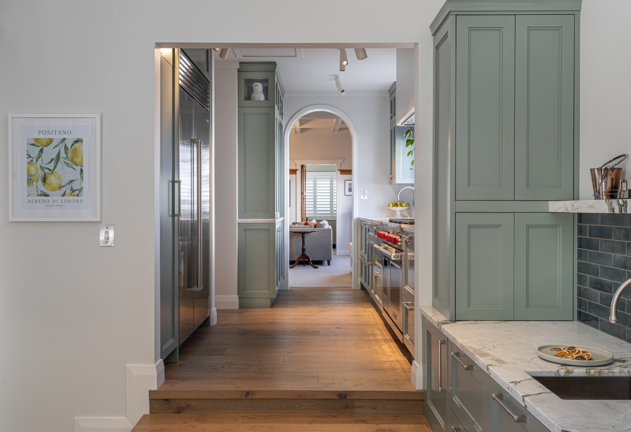 The bar/drinks area, at right, is now separate 