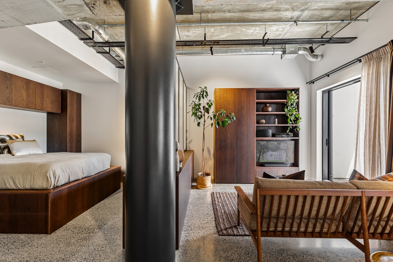 At the heart of the living area, a 