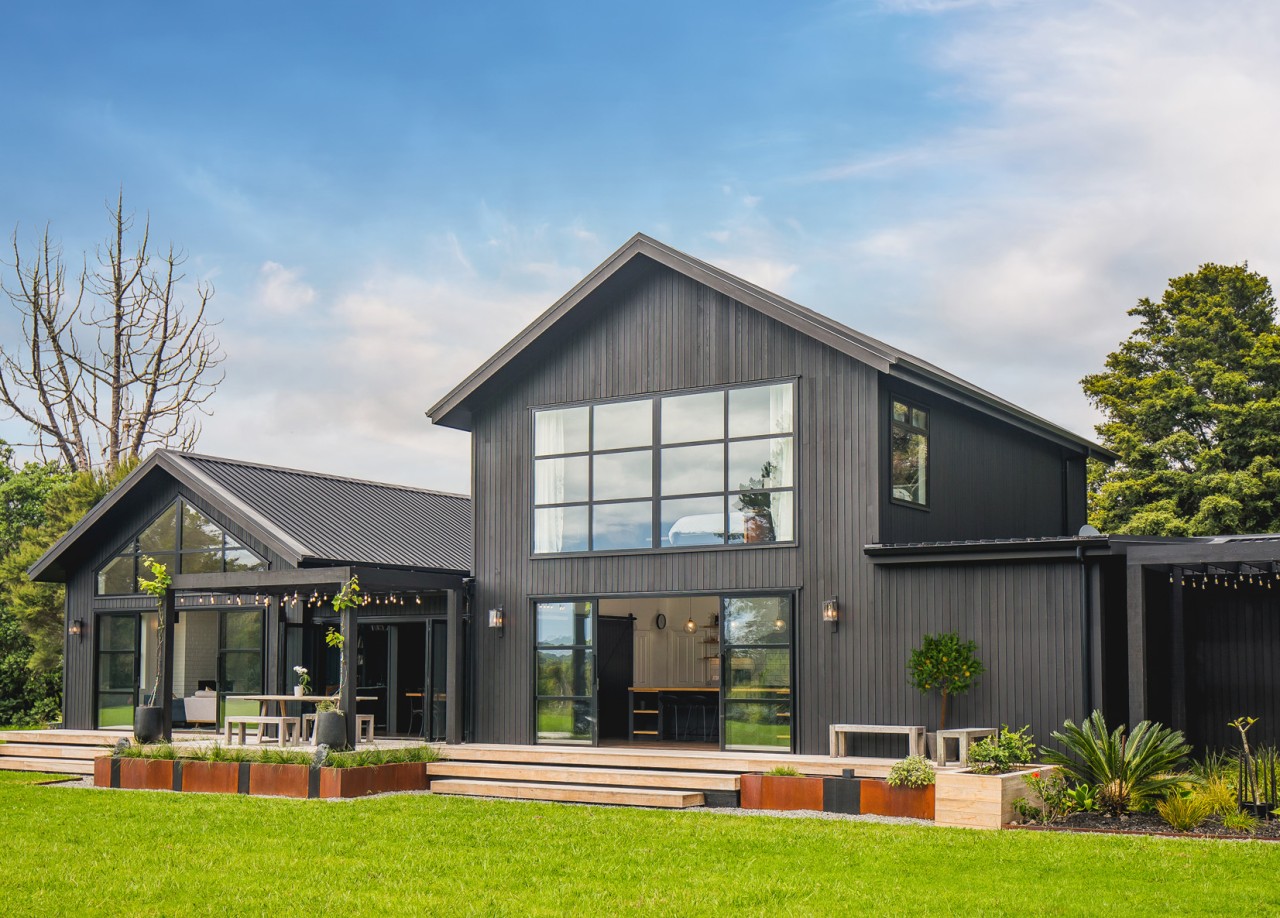 The renovated home has the same pleasing form 