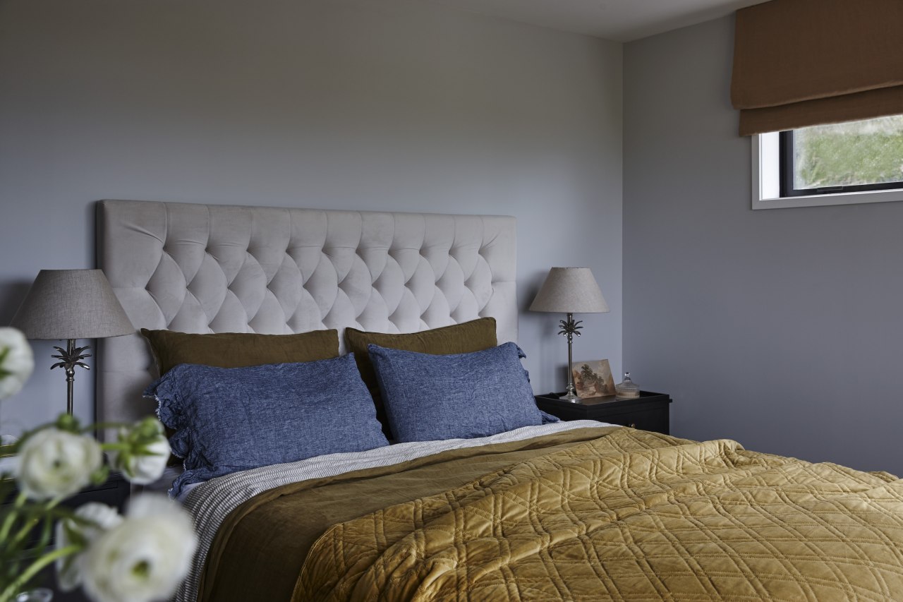 Master bedroom interior design. - A colour story 