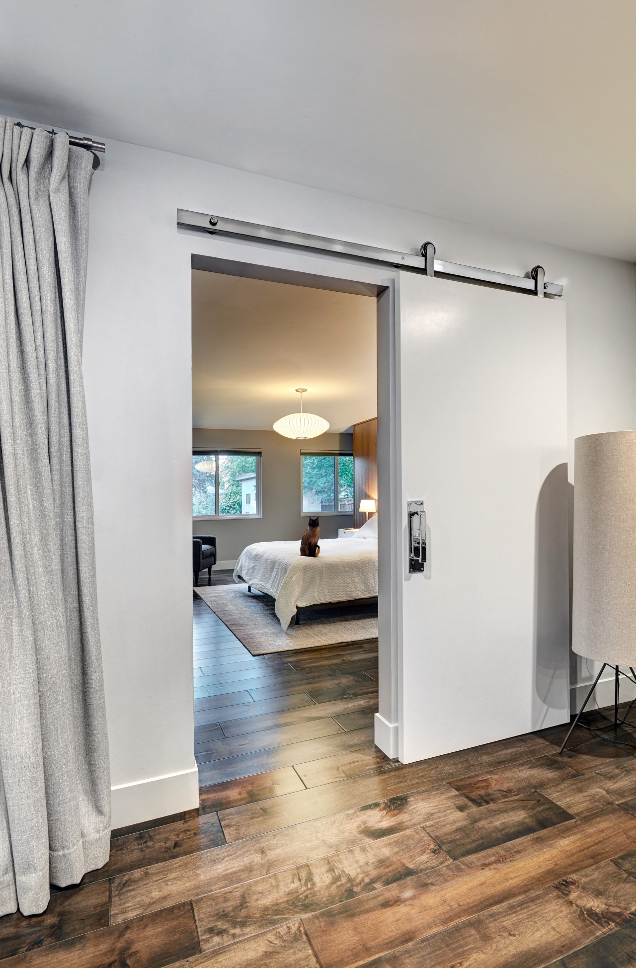 A bathroom entrance with a difference Trends