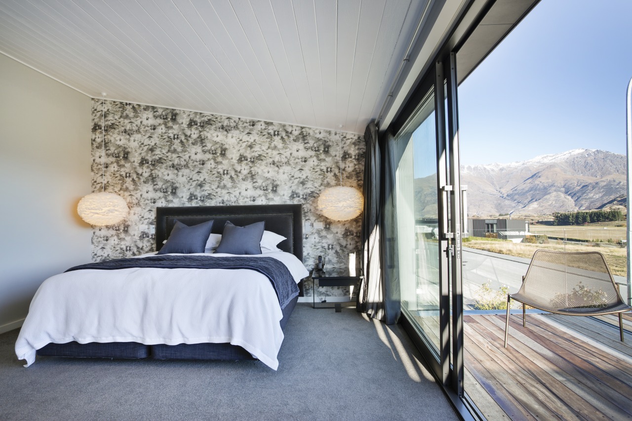 ​​​​​​​The beadboard ceiling in this master bedroom offers Home, bedroom, furniture, home, house, interior design, beadboard ceiling, Koia Architects