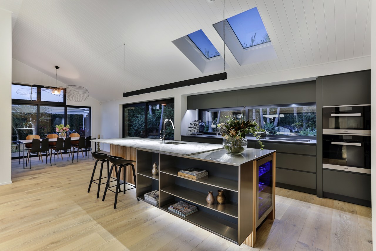 In a room with floor-to-ceiling windows, a window gray