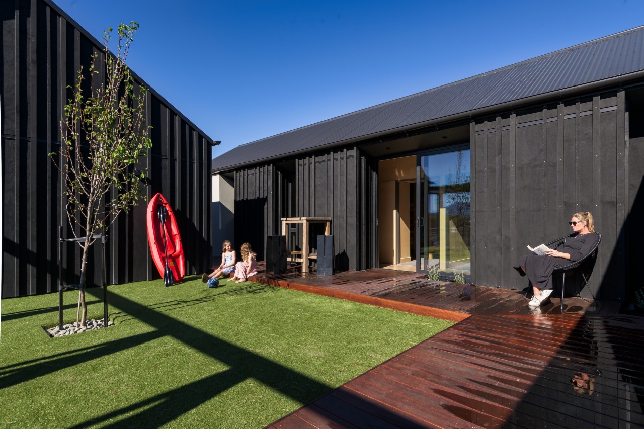 The house is orientated around the internal courtyard 