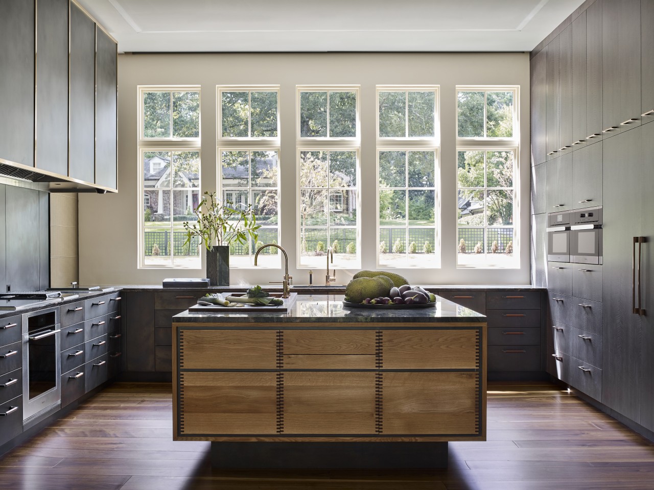 Refined livery – the cabinetry features a surprising 