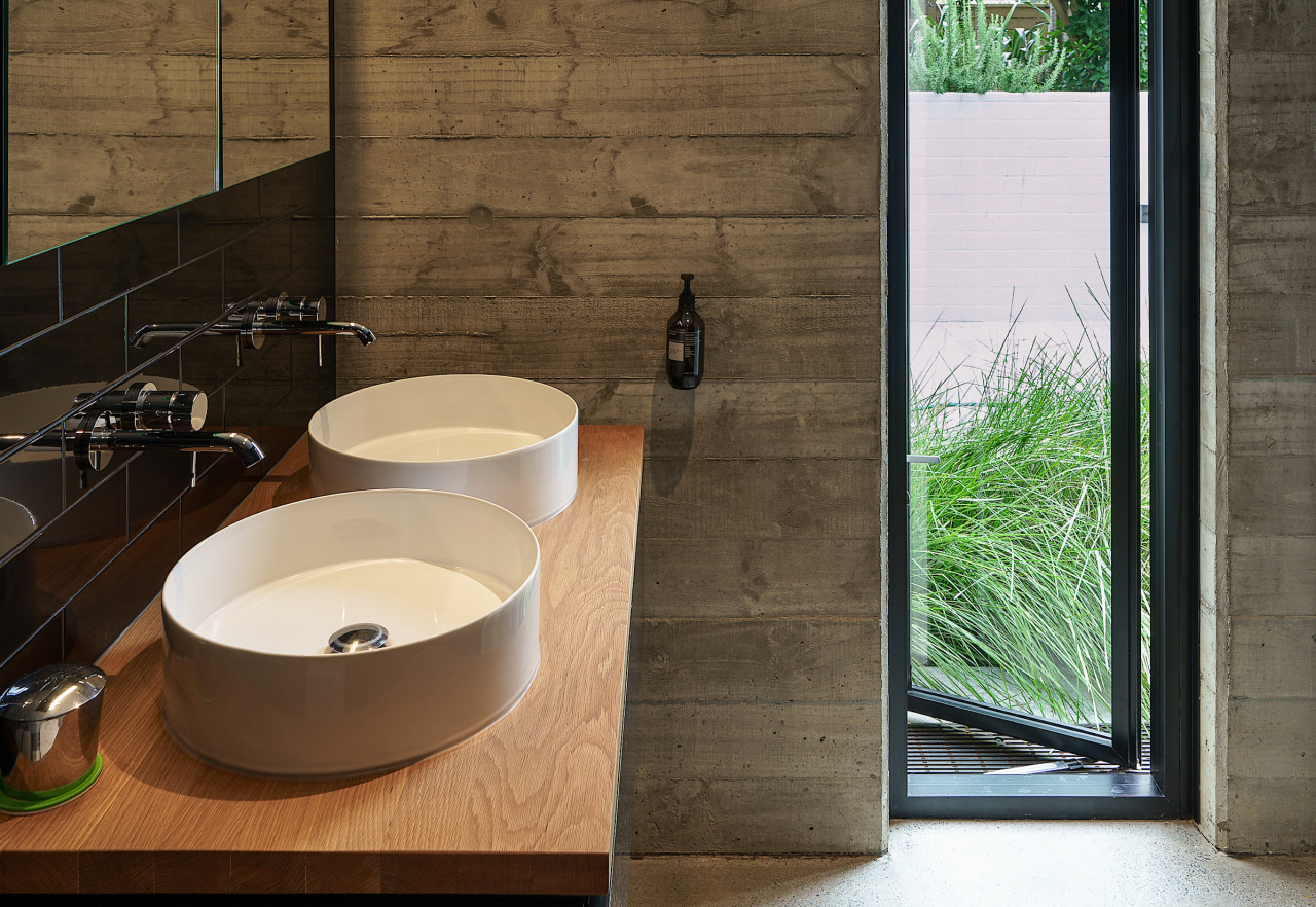 Industrial chic – board-formed concrete brings character to 