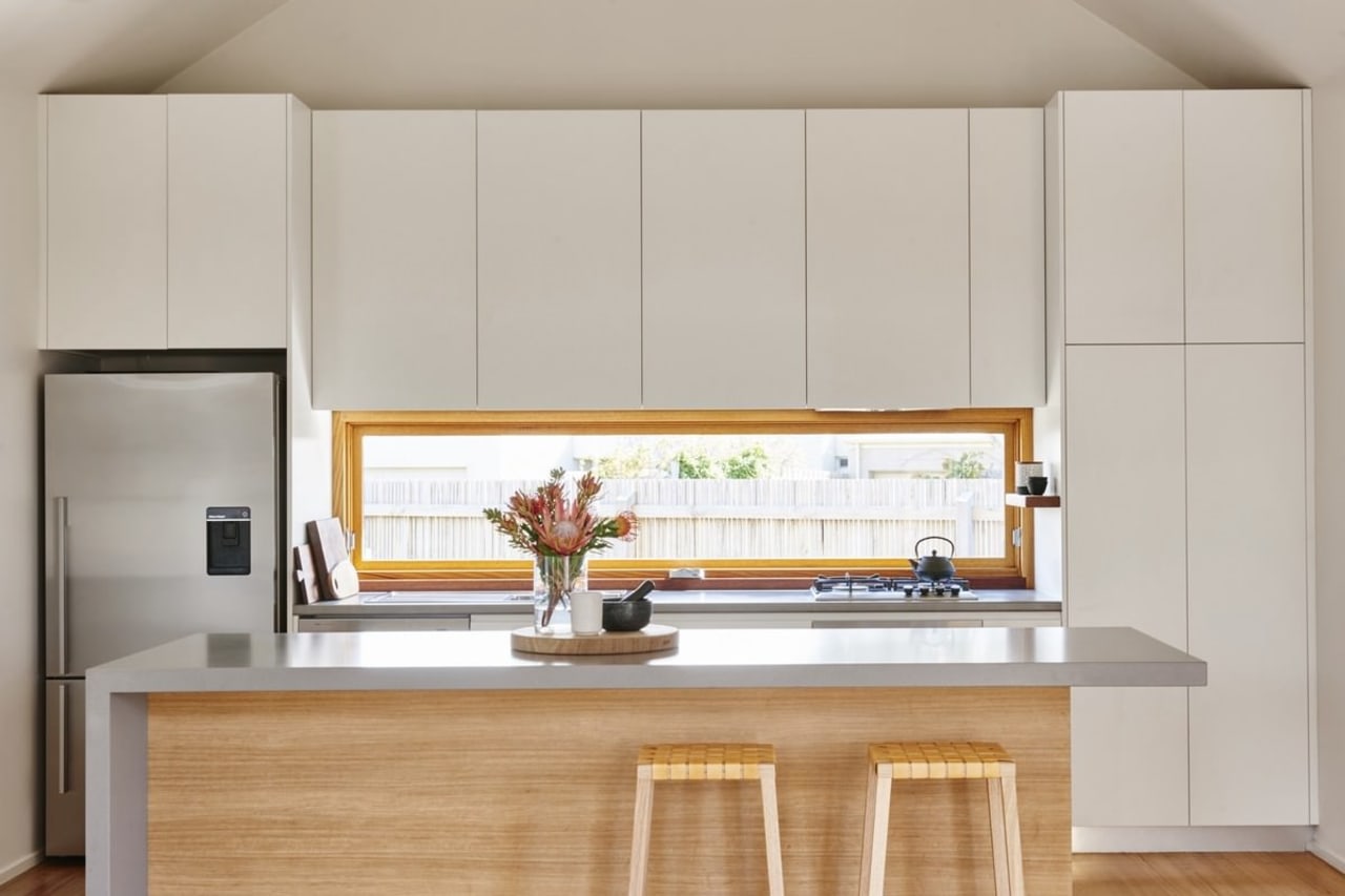Architect: Irons McDuff ArchitecturePhotography by Nikole Ramsay cabinetry, countertop, interior design, kitchen, gray