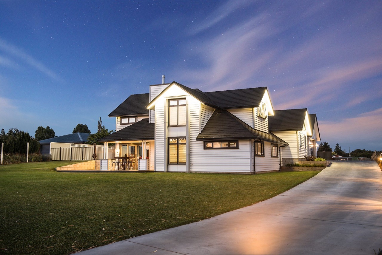 Stunning Two Storey Weatherboard House architecture, building, cloud, cottage, estate, evening, facade, farmhouse, home, house, property, real estate, residential area, sky, suburb, blue