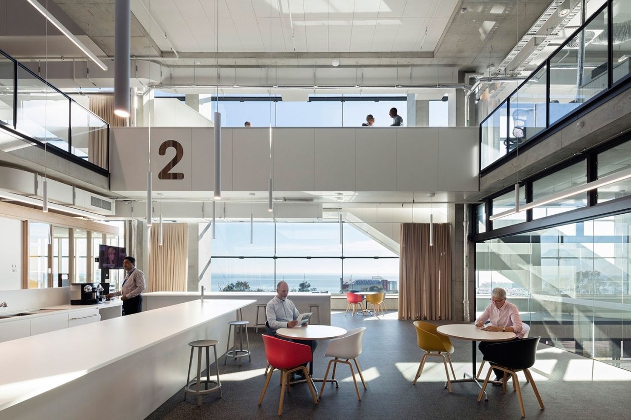 Learn more about the project architecture, ceiling, daylighting, interior design, white, gray