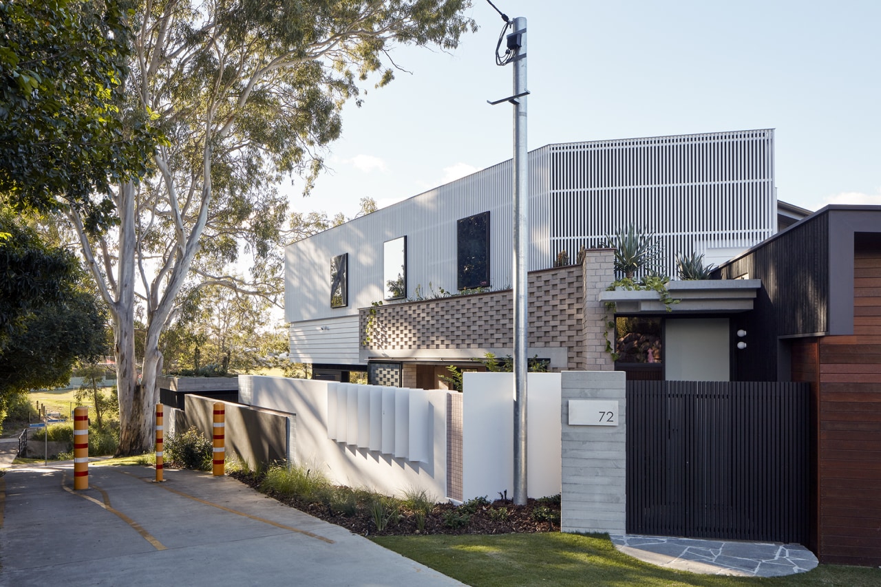 Street view of home with battens introduced on 