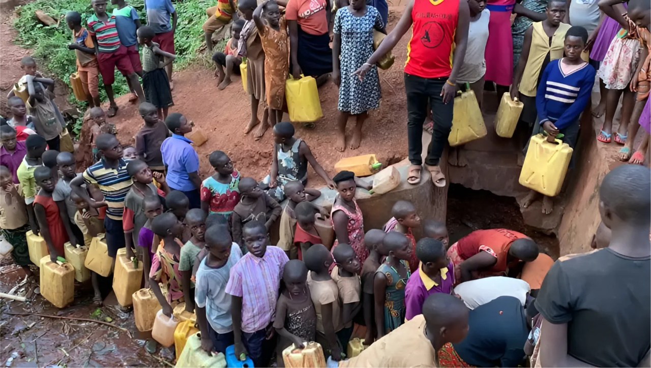 Water collection. - Rainwater tanks for Uganda - 