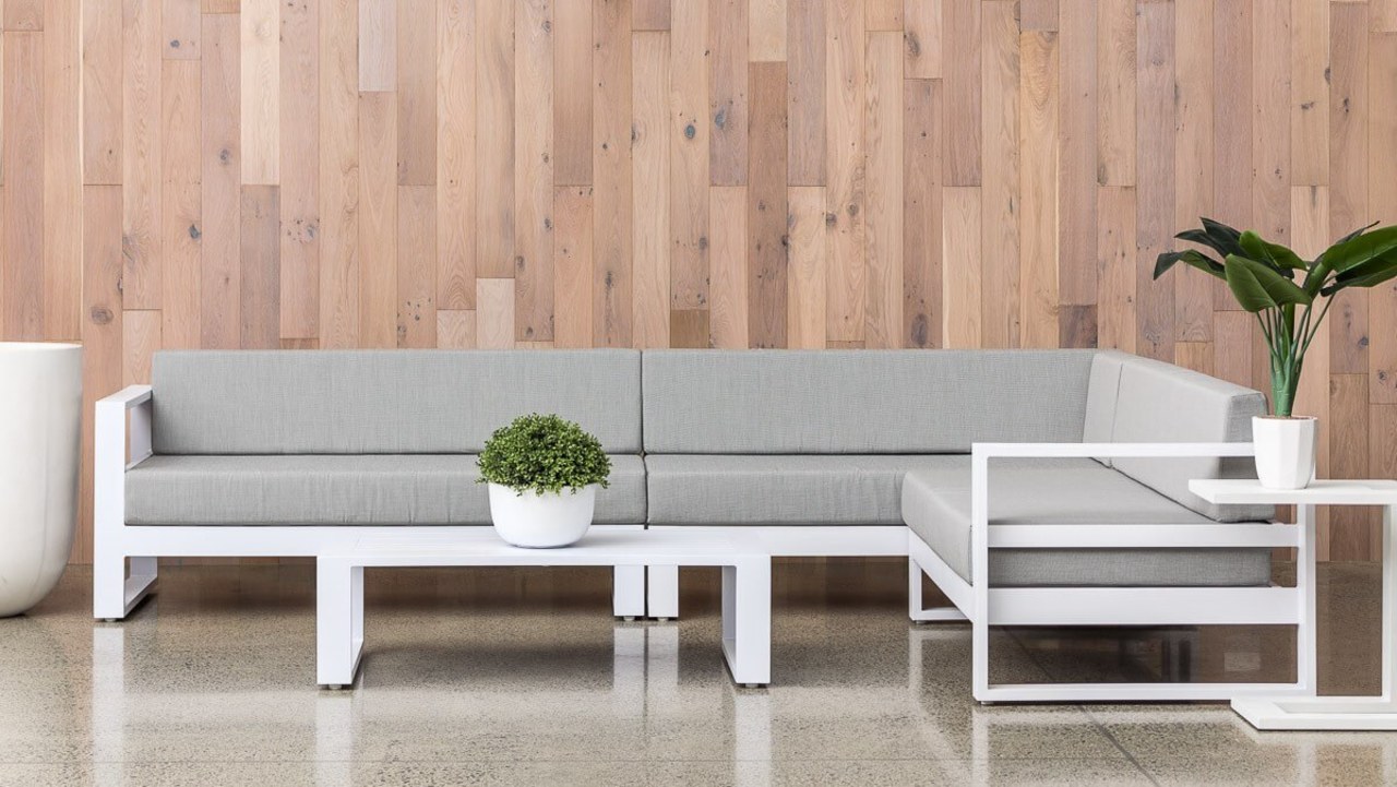 Quick dry foam has revolutionised outdoor furniture and architecture, coffee table, couch, floor, flooring, furniture, hardwood, house, houseplant, interior design, living room, plant, room, table, tile, wall, wood, gray, orange