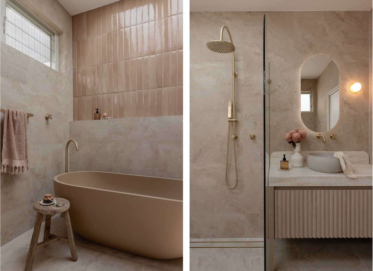 Two aspects of the bathroom. - Slow living 