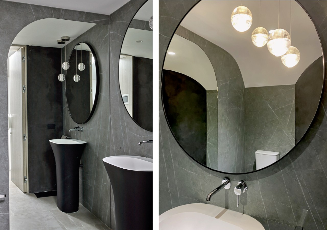 This TIDA Highly Commended powder room is by 