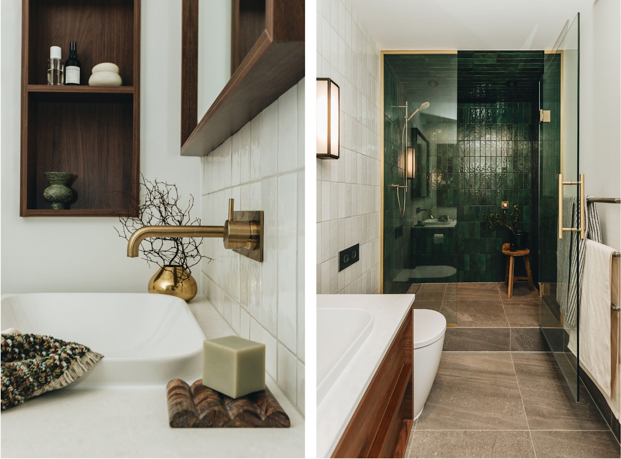 A basement bathroom design has its own challenges 