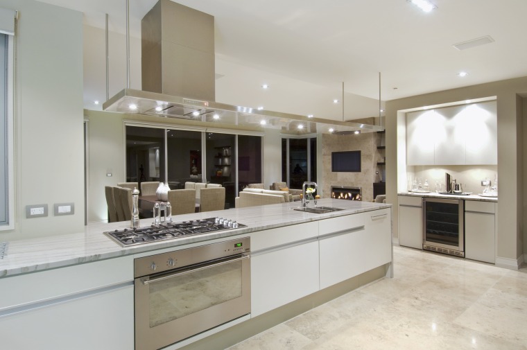 Resene Livid Brown and Resene Midwinter Mist feature cabinetry, countertop, cuisine classique, interior design, kitchen, real estate, room, gray