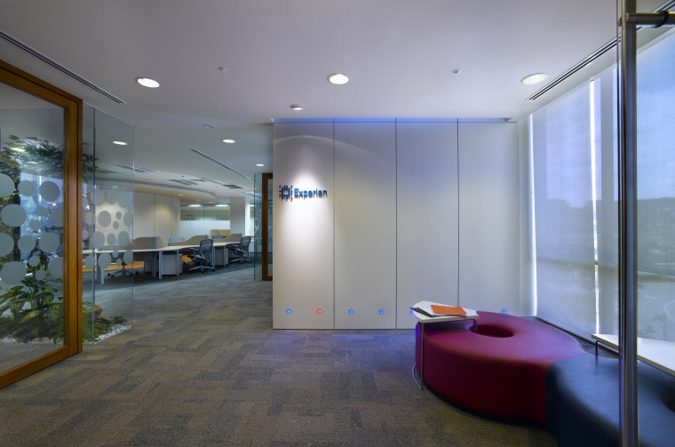 View of the entrance area which features a architecture, ceiling, floor, glass, interior design, lobby, real estate, gray