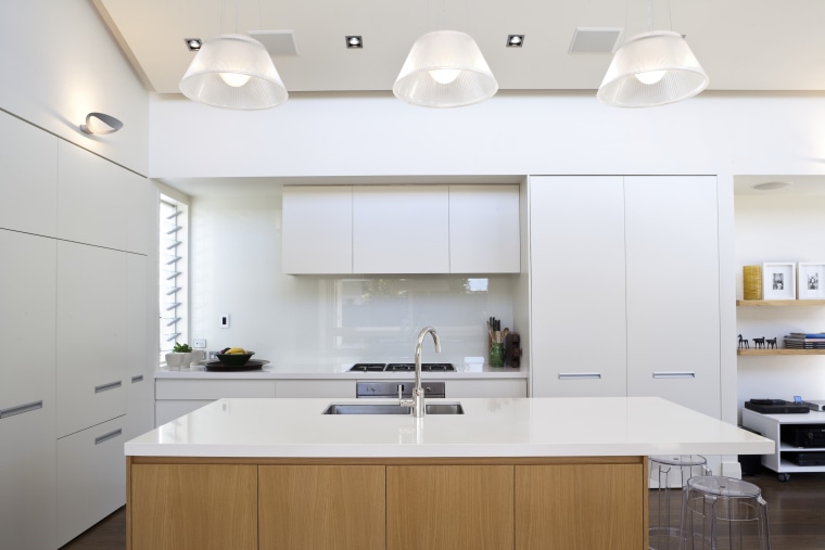 A kitchen interior designed by Anna Welsh MDINZ, ceiling, countertop, interior design, kitchen, product design, white